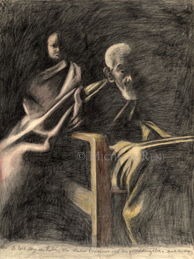 Master Drummer and his Granddaughter /NFS