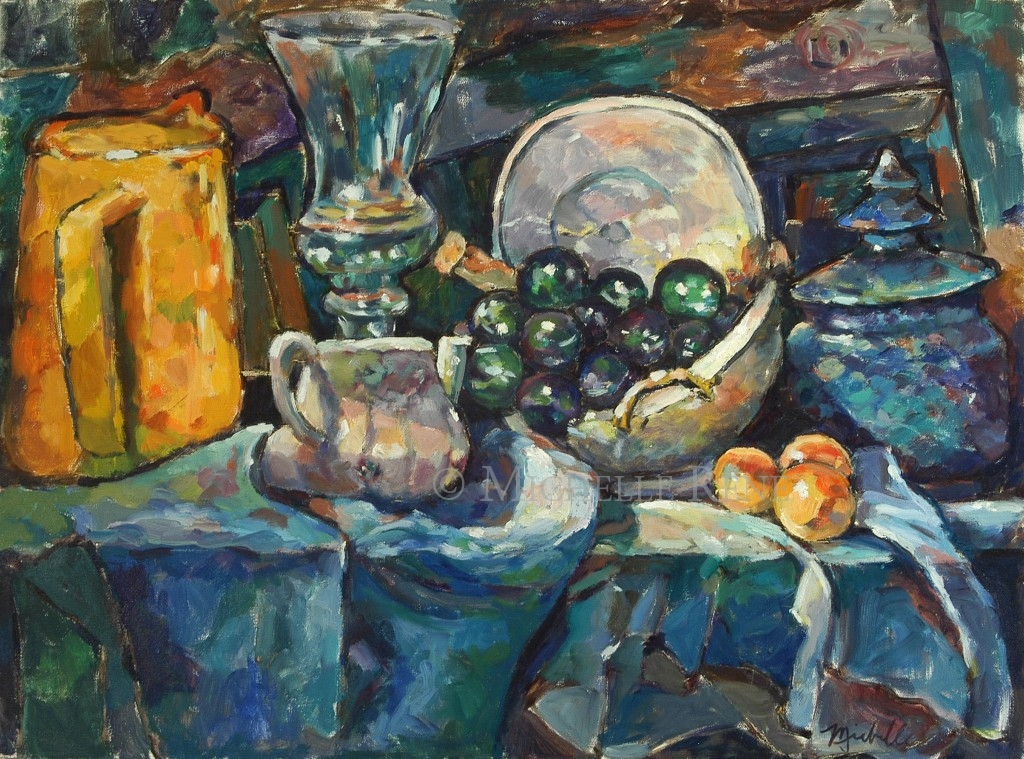 Blue still life